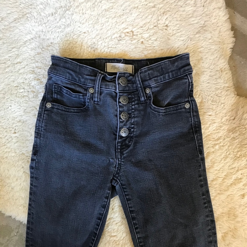 Madewell black skinny jeans 23